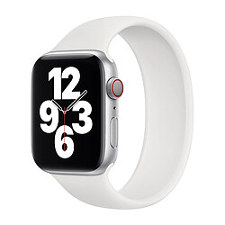 Bracelet Boucle unique en Silicone pour Apple Watch | 44/45/46/49 mm - Taille 5 - White