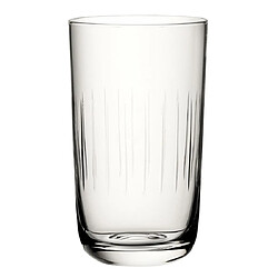 Verres Hauts Rainurés Nid d'Abeille Raffles 420ml - Lot de 6 - Utopia