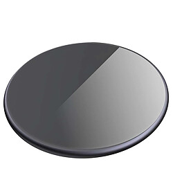 Crong Chargeur sans Fil Induction Qi 15W Verre Trempé PowerSpot Charge Rapide Noir 