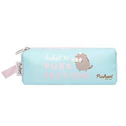 Pusheen Trousse à Crayons Zippée Élégant Collection Foodie Motif Chat Bleu ciel