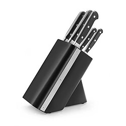 Bloc arizona noir + 5 couteaux pluton - 666580 - Arizona - LION SABATIER