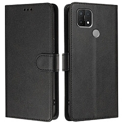 Avis Style classique Étui Pour rabotant Oppo A35 Titulaire de la carte Antichoc Fermeture magnétique Blocage RFID Étui Portefeuille GANGXUN Noir