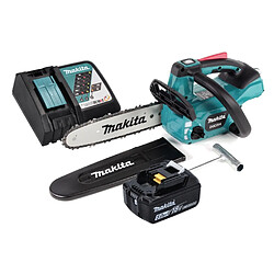 Makita DUC 254 RT1 18 V Brushless Tronçonneuse sans fil 25 cm + 1x Batterie 5,0 Ah + Chargeur