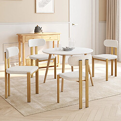 Idmarket 4 CHAISES ESMA BOUCLETTE