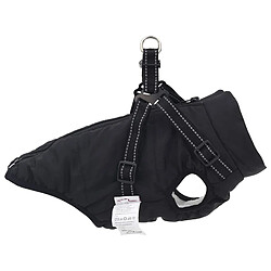 Acheter vidaXL Manteau pour chien Noir L36 Fleece et Polyester