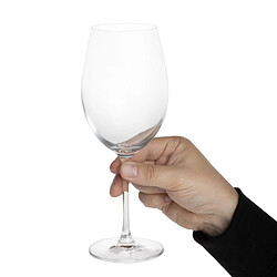 Verres à Vin Rouge en Cristal Novello 470ml - Lot de 6 - Olympia pas cher