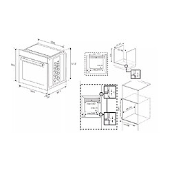 Four intégrable multifonction 72l 60cm manuel - BBIE12100X - B100 - BEKO pas cher