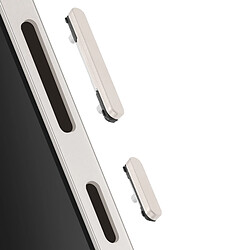 Avizar Clappio Bouton Power et Volume de Remplacement pour Galaxy S25 Ultra Gris