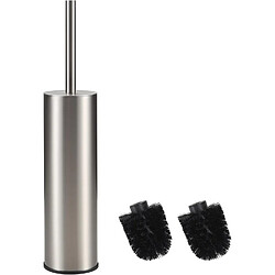 Vendos85 Porte-Brosse WC Ronde en Acier Inoxydable