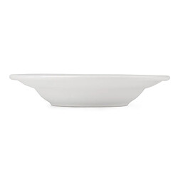 Avis Olympia Assiettes à Potage en Porcelaine Blanche 228 mm Athena - Lot de 6