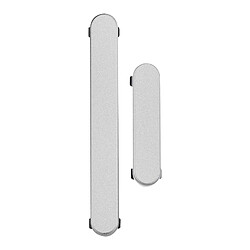 Avizar Clappio Bouton Power et Volume de Remplacement pour Galaxy S25 Ultra Argent