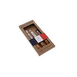 Coffret 3 couteaux à tomate en bois d'olivier - CB10A250C16343 - JEAN DUBOST