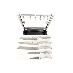 Bloc de 5 couteaux inox - 669582 - LION SABATIER