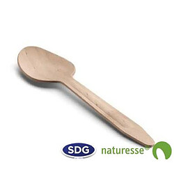 Petite Cuillère en Bois Naturel 10,5 cm - SDG - Lot de 5000