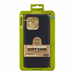 Acheter Protection pour téléphone portable Muvit iPhone 16 Pro Noir