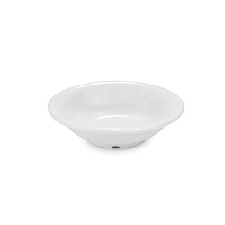 Assiette Creuse Mélamine Blanc Ø 19 cm - Pujadas