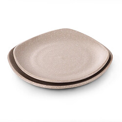 Assiette Mélamine Stone Ø 22,5 à 27,5 cm - Pujadas