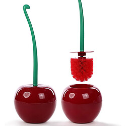 Vendos85 Brosse WC Cerise avec Poignée Longue – ABS Portable