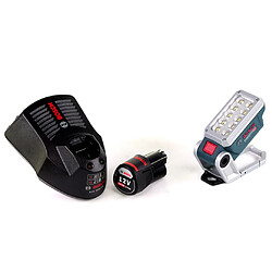 Lampe sans fil GLI 12V-330 DeciLED Bosch + 1 batterie 3,0 Ah + chargeur