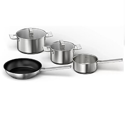 Batterie de cuisine 4 pièces acier inoxydable - HZ9SE040 - SIEMENS