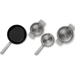 Batterie de cuisine 4 pièces acier inoxydable - Z9404SE0 - NEFF