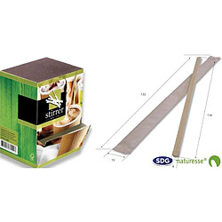 Agitateur Bois Naturel pour Café sous Sachet de 11,4 à 19 cm - SDG - Lot de 10 000