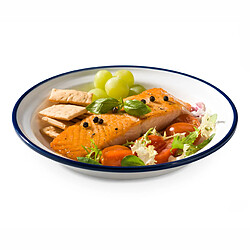 Assiette Creuse Méditerranéenne Mélamine Ø 20 cm - Pujadas