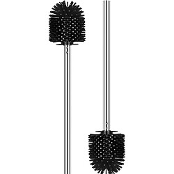 Vendos85 2 Brosse WC en silicone avec manche inox et tête remplaçable