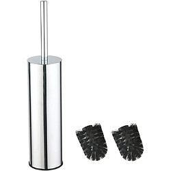 Vendos85 Porte-Brosse WC Ronde en Chrome