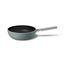Poêle wok 30cm vert émeraude mat - WOF3002EGM - SMEG