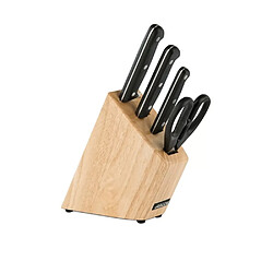 Bloc de 3 couteaux + ciseaux noir - 285000 - Universel - ARCOS