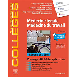 Médecine légale, médecine du travail : réussir ses EDN : conforme à la R2C