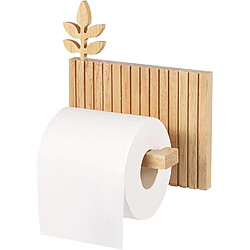 Vendos85 Porte-papier toilette bois imperméable motif feuilles