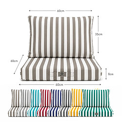 Déco arts Rayures - 60x60 cm - Beige pas cher