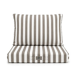 Avis Déco arts Rayures - 60x60 cm - Beige