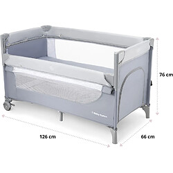 Avis Moby System Lit Parapluie, Parc Be´be´ - Table a` Langer, Matelas, Parois Ae´re´es, 4 Niveaux Re´glables, Roues