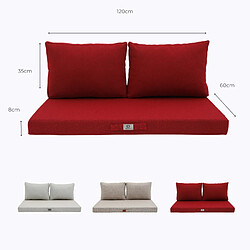 Déco arts CCL63 - 60x120 cm - Rouge bordeaux pas cher