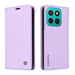 Flip Étui Pour Honor X8C 4G Avec Fentes à cartes Attraction magnétique forte Et Stand Fonctionnalité Faux cuir et TPU entièrement mat Violet Flip Étui Pour Honor X8C 4G Avec Fentes à cartes Attraction magnétique forte Et Stand Fonctionnalité Faux cuir et TPU entièrement mat GANGXUN Violet