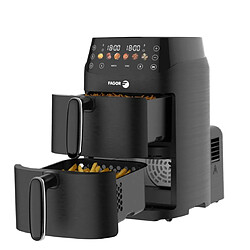 Friteuse sans huile 2x2.5l 2000w noir - fg3301 - FAGOR
