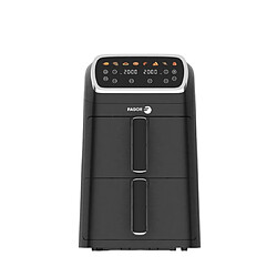 Friteuse sans huile 2x4l 2600w noir - fg7503 - FAGOR
