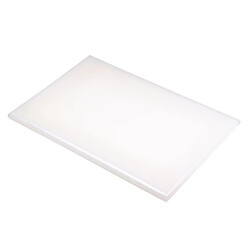 Planche à découper polyéthylène 45 x 33 cm blanche - Hygiplas