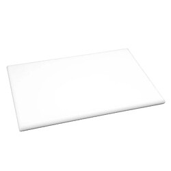 Planche à découper polyéthylène 45 x 33 cm blanche - Hygiplas