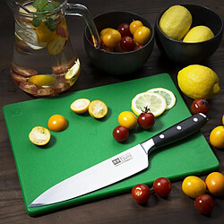 Planche à Découper Professionnelle Polyéthylène Verte 229 x 305 mm - Hygiplas pas cher