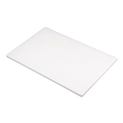 Planche à Découper Blanche en Polyéthylène 45x30x1cm - Hygiplas