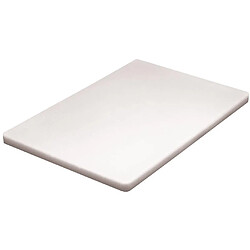 Planche à découper 450 x 350 x 20 mm blanche basse densité - Hygiplas