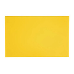 Planche polyéthylène 45 x 30 cm jaune haute densité - Hygiplas
