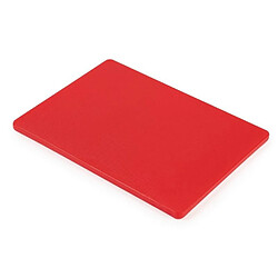 Planche à découper polyéthylène rouge 229 x 305 - Hygiplas