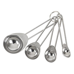 Ensemble de 4 Cuillères Doseuses en Inox - Kitchen Craft