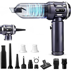 ZMH Aspirateur Balai Sans Fil 17kpa Mini Aspirateur De Voiture 4 En 1 Convient