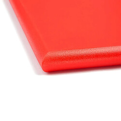 Avis Planche polyéthylène 450 x 300 mm rouge haute densité - Hygiplas